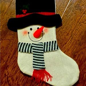 Snowman Christmas Stocking
